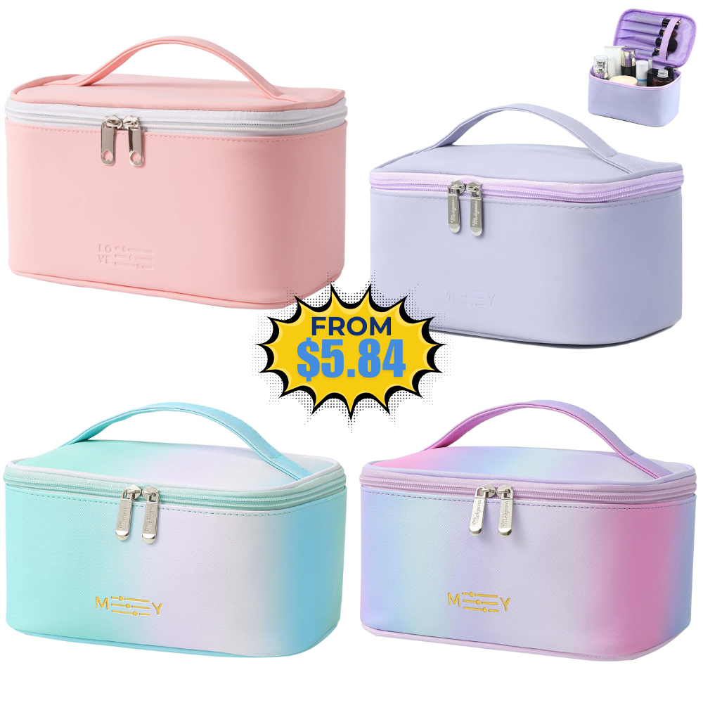 Meiyuuo Large Cosmetic Bags Promo: Save with Code L6XJCHCH