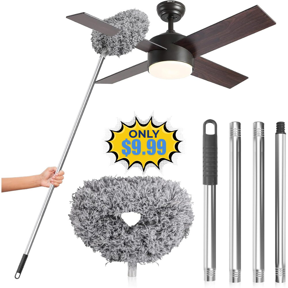 DRQ Ceiling Fan Cleaner Duster 23% Off Sale: No Coupon Needed