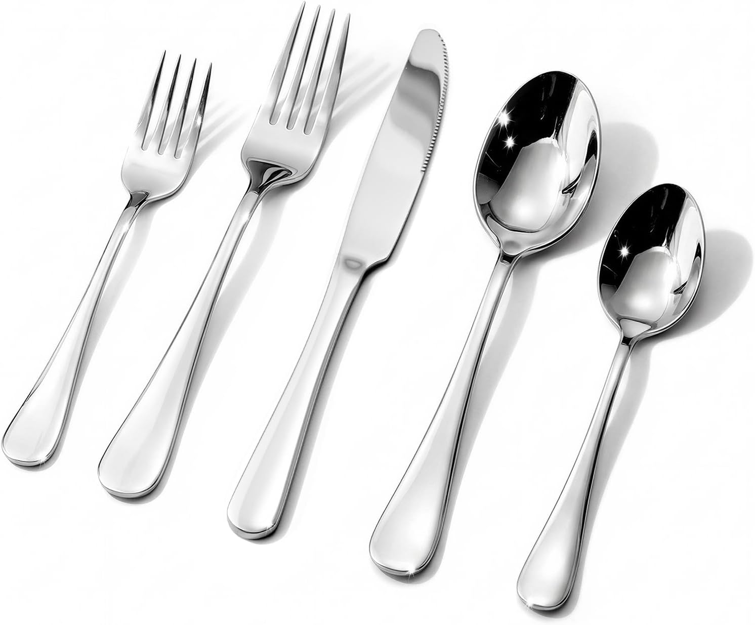 20-Piece Silverware Set for 4: 50% Off at [Unknown Store]