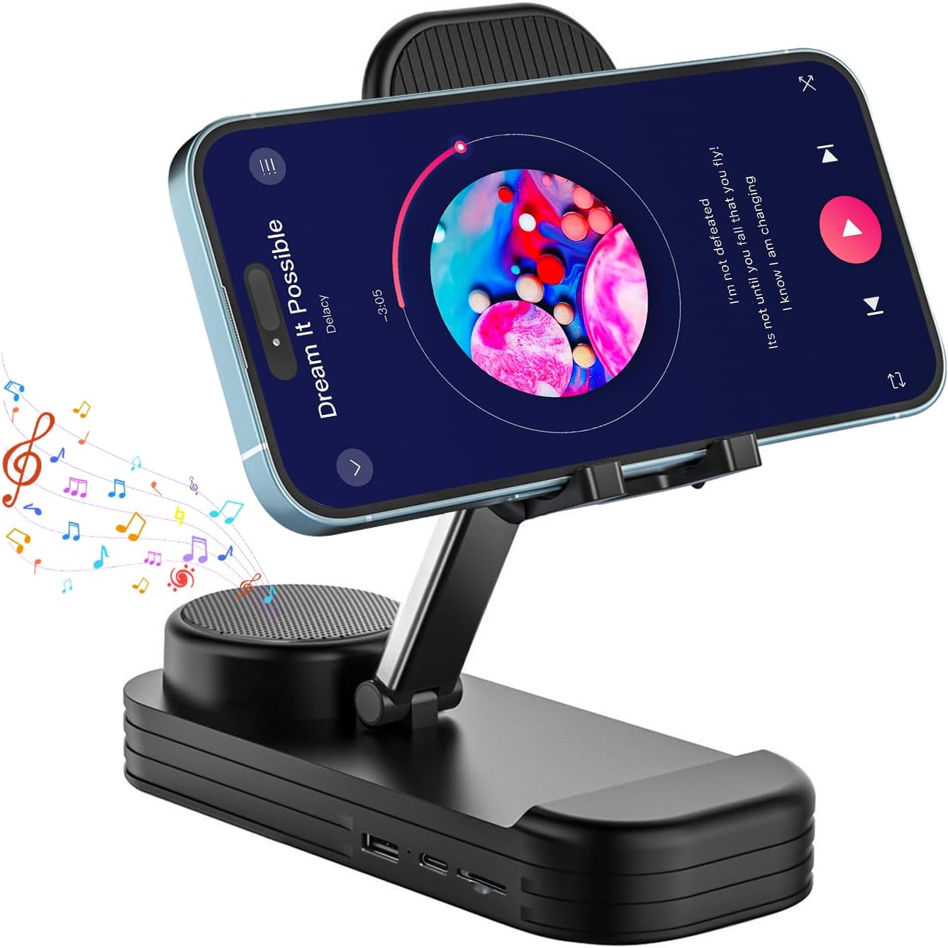 Wireless Bluetooth Speaker with Phone Stand Sale: Save 53% at Wireless Bluetoot…