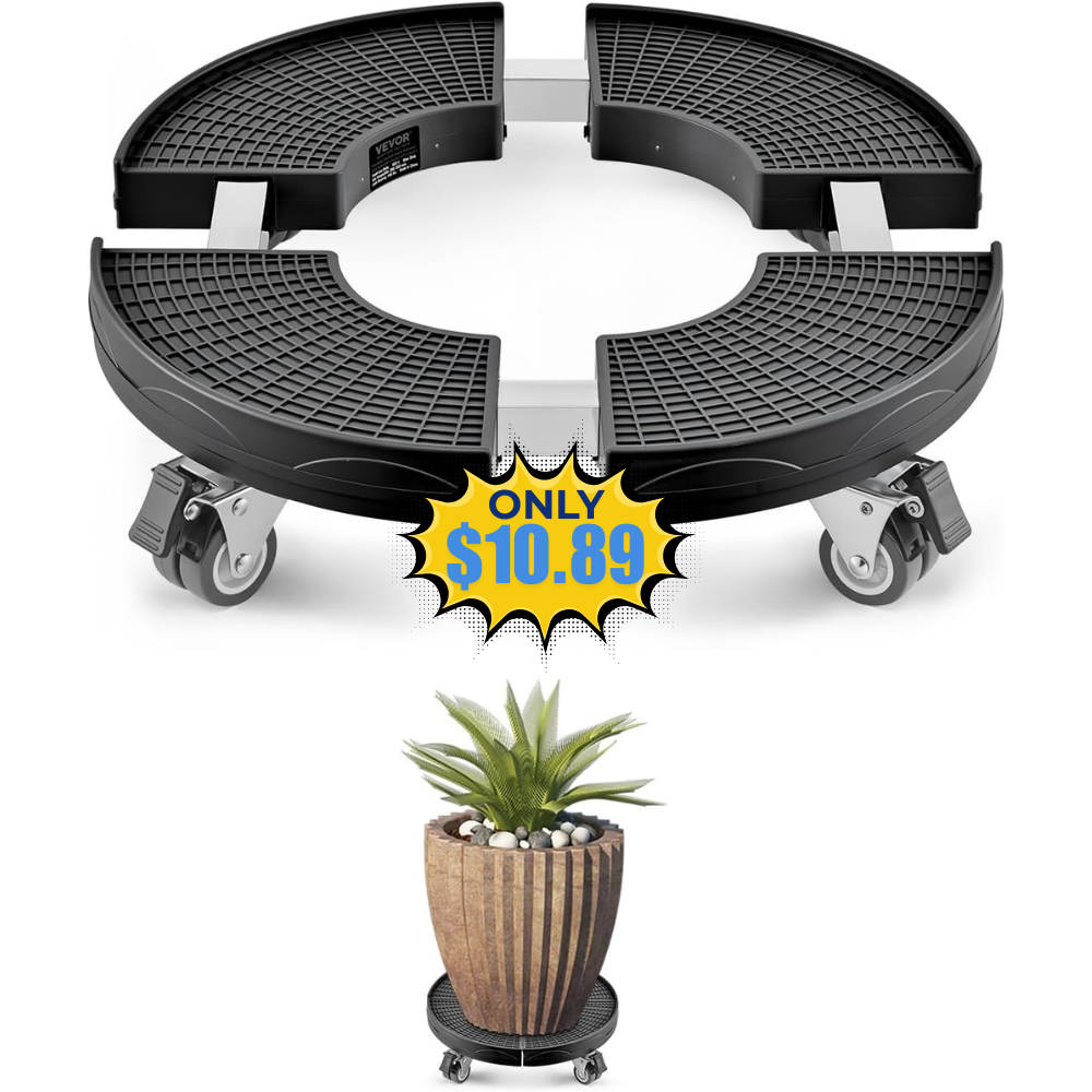 Multi-Functional Rolling Dolly Cart Sale: Save 33% at $9.09