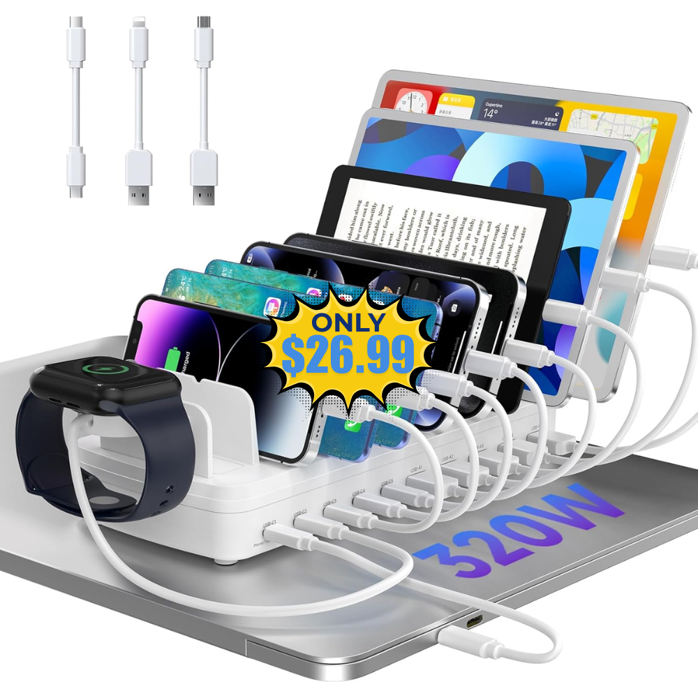 320W Charging Station Deal: Save 25% at DealsFinders.com