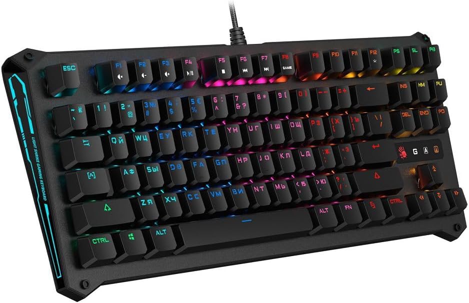 Bloody B930 TKL Tenkeyless Optical Switch Gaming Keyboard Gaming | Fastest Keybo