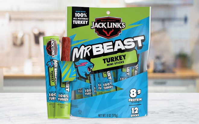 Jack Link’s x MrBeast 12-Count Beef Sticks $6.51 Shipped at Amazon