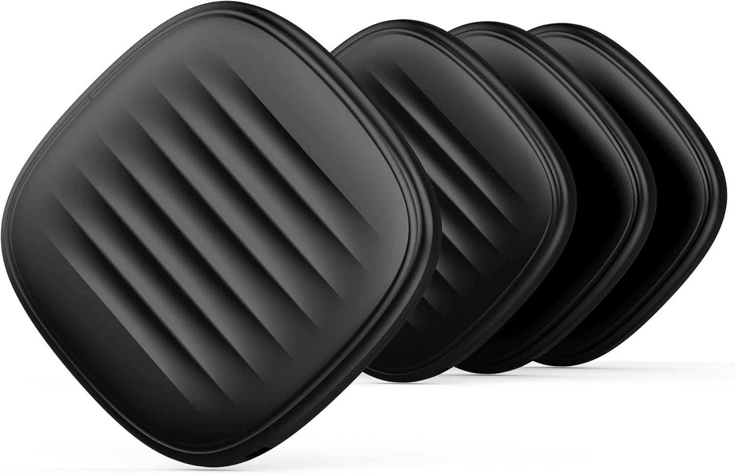 Air Tracker Tags-4 Pack: Bluetooth Tracker Work with Apple Find My (iOS only), S