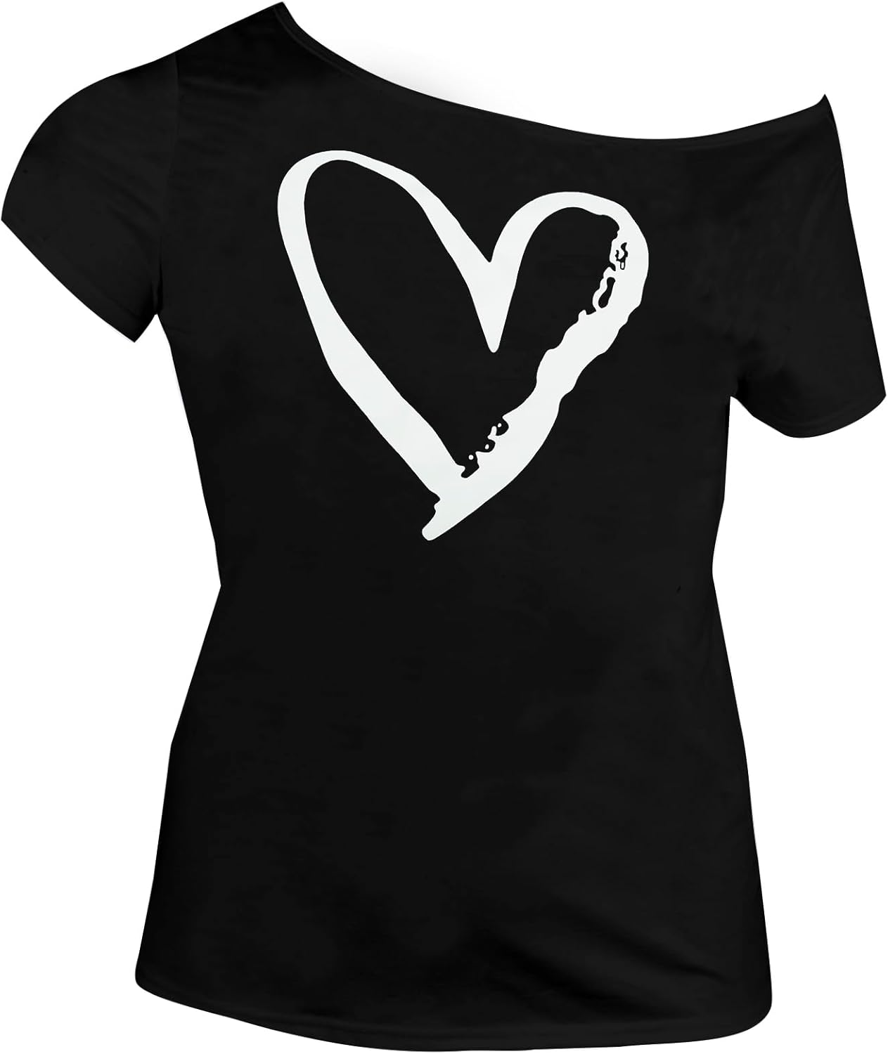 90s 80s Outfit for Women 80's Theme Party Disco Shirt Off the Shoulder Tops Vint