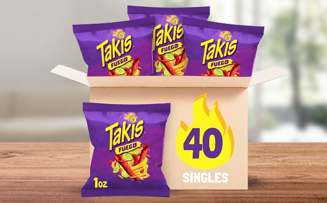 Takis Tortilla Chips 40-Pack for $13 Shipped at Amazon