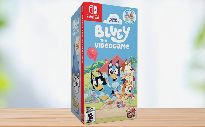 Bluey Videogame + Gnome Plush Bundle $21 at Amazon