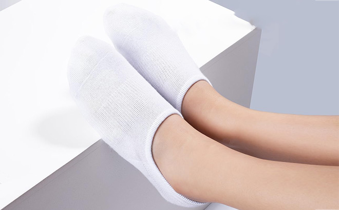 No Show Socks 6-Pack for $8 at Amazon