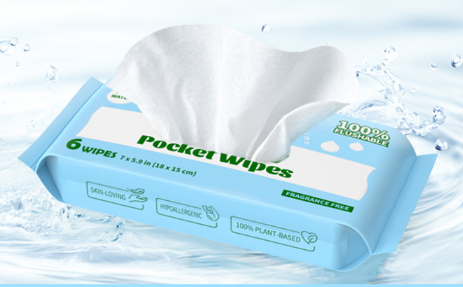 48-Count Flushable Wipes $4.94 Shipped at Amazon