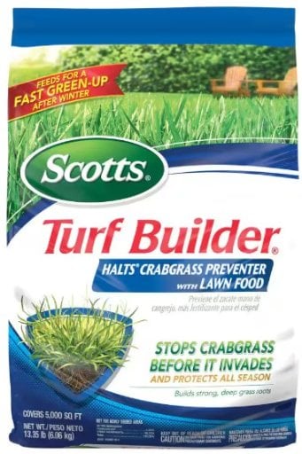 Home Depot Patio & Garden Pick: Scotts Turf Builder Crabgrass Preventer with Law