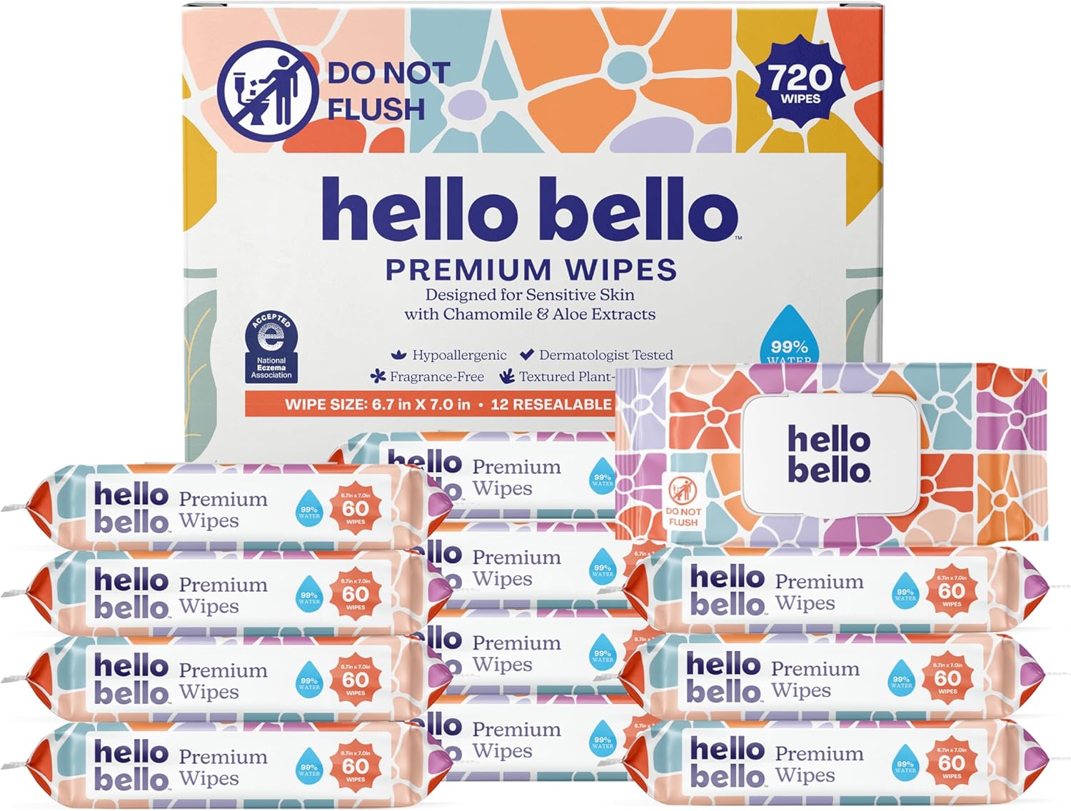 Hello Bello Baby Wipes 720-Count