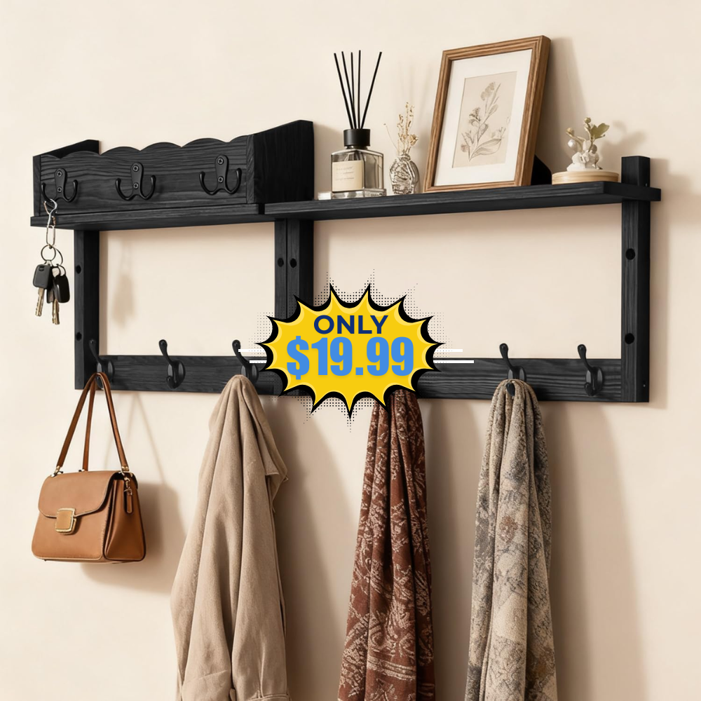 28″ Coat Rack Wall Mount Deal at Rack Wall Mount