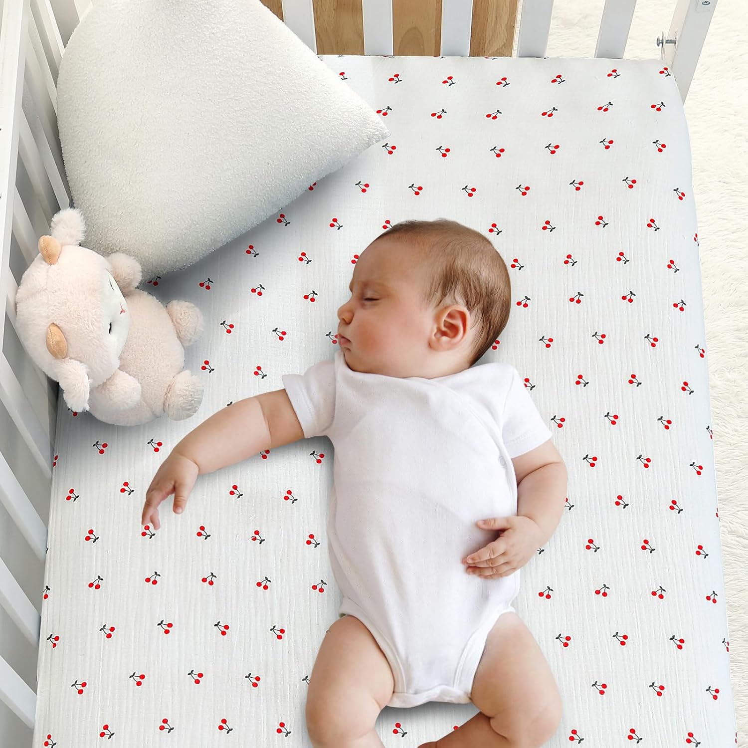 COTTONBEBE Muslin Crib Sheets ONLY $18.99 at Amazon