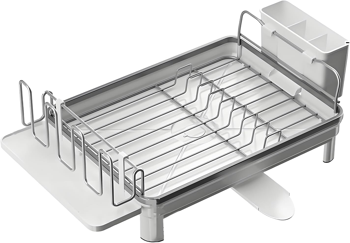 Stainless steel kitchenware storage rack - large capacity kitchen countertop ute