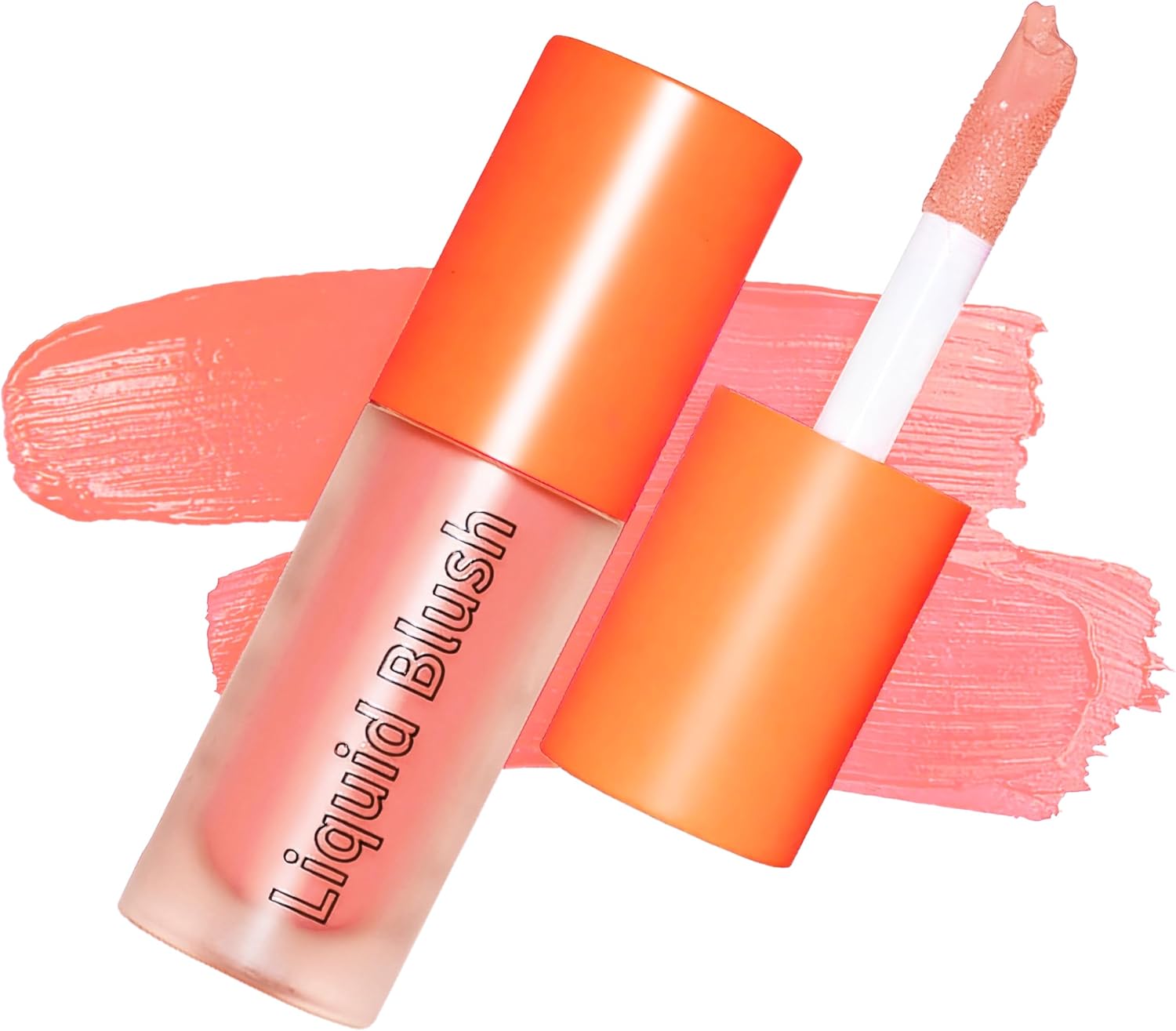 Liquid Blush, Long-lasting & Blendable Liquid Blush for High-Pigment Color, Achi