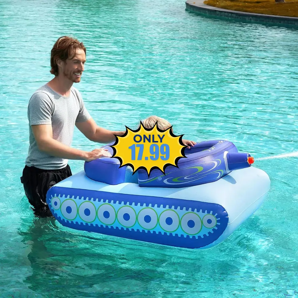 SLOOSH Inflatable Tank Pool Floats Deal: Save 50%