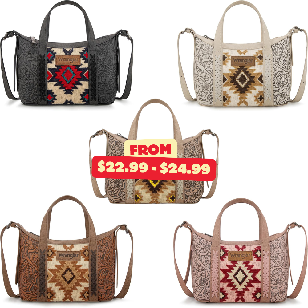 Wrangler Western Women Aztec Crossbody Bags Deal: Save 8%