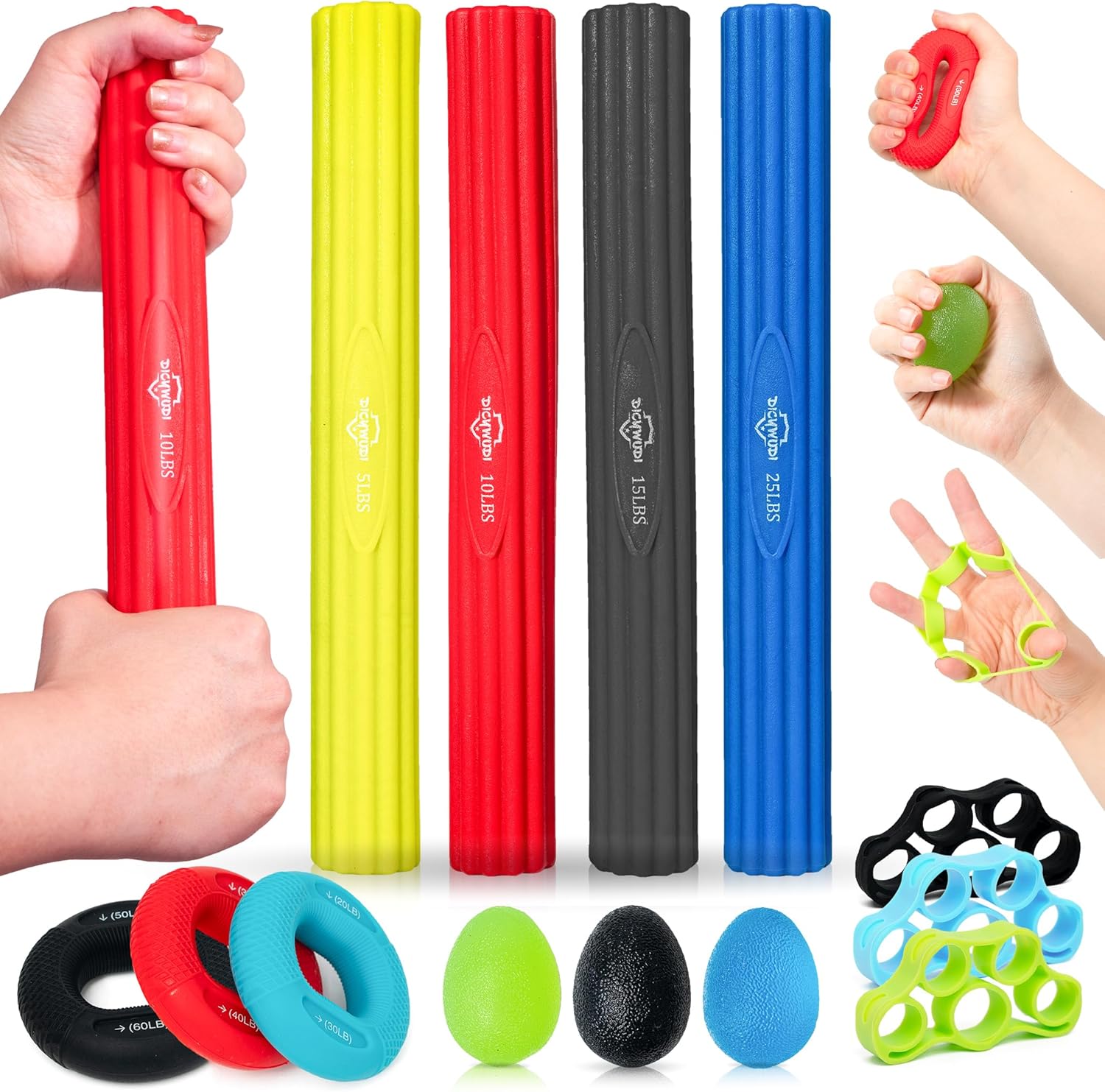 DICYWUDI Flex Therapy Bar and Grip Strength T ONLY $29.99 at Amazon