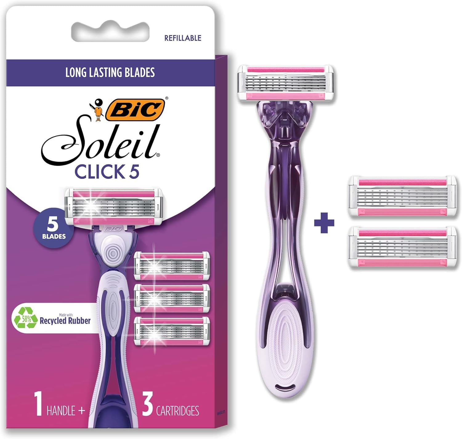 BIC Click 5 Soleil Women’s Disposable Razors; ONLY $8.85 at Amazon