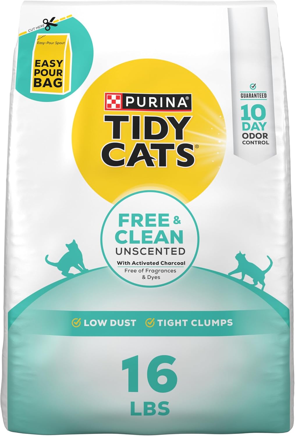 Purina Tidy Cats Clumping Cat Litter Odor Con ONLY $12.50 at Amazon