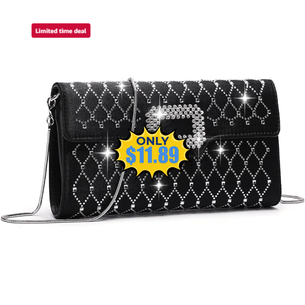 Women’s Rhinestones Evening Clutch Purses Deal: Save 30% at SHOP HERE