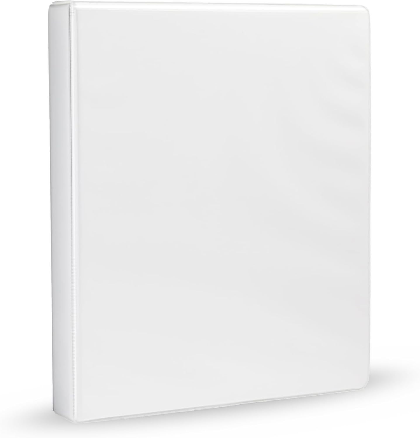 Amazon Basics 3-Ring Binder, 1-Inch - White 1 Pack