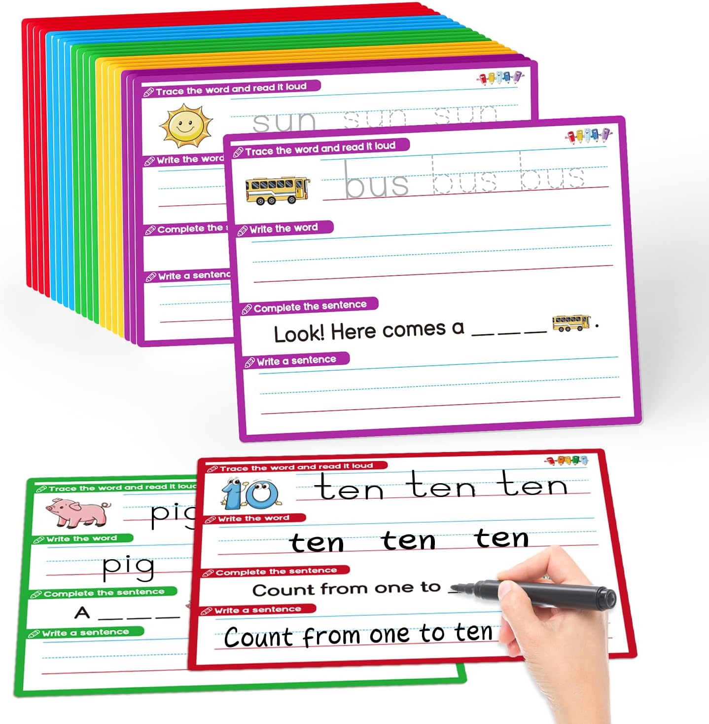 Laffunz CVC Word Games Sentence Building for Kindergarten Phonics Games for Kids