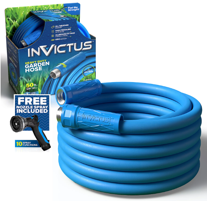 Invictus Heavy Duty 50-Foot Garden Hose Deal at QVC: Save $20.02