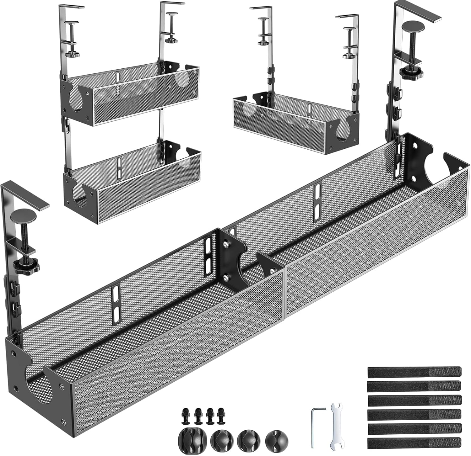 Multi-Model Under Desk Cable Management 2 Pac ONLY $25.99 at Amazon