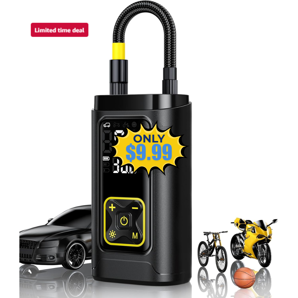 Tire Inflator Portable Air Compressor Deal: Save 44%