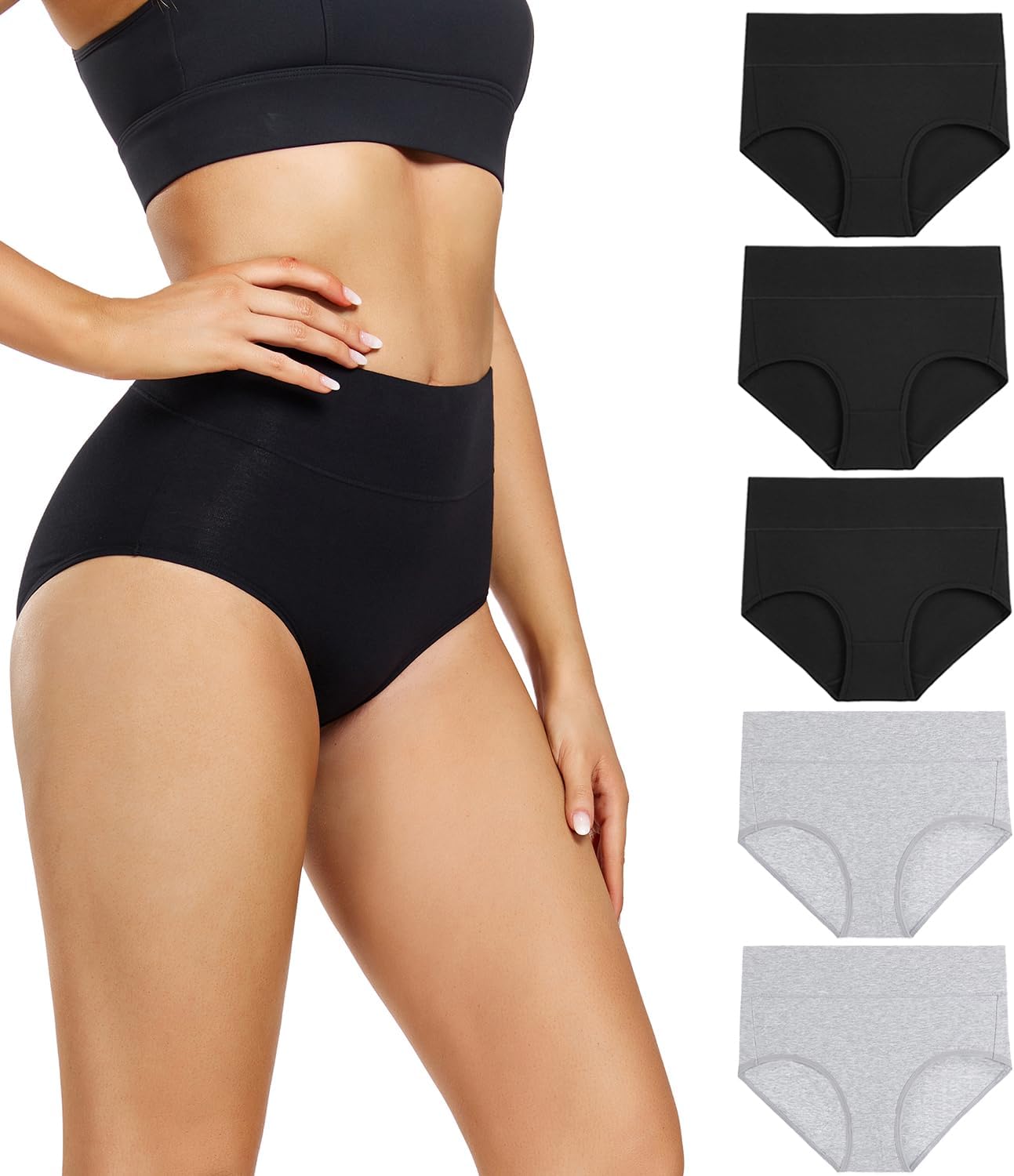 wirarpa Women’s Cotton Underwear High Waist B ONLY $24.99 at Amazon