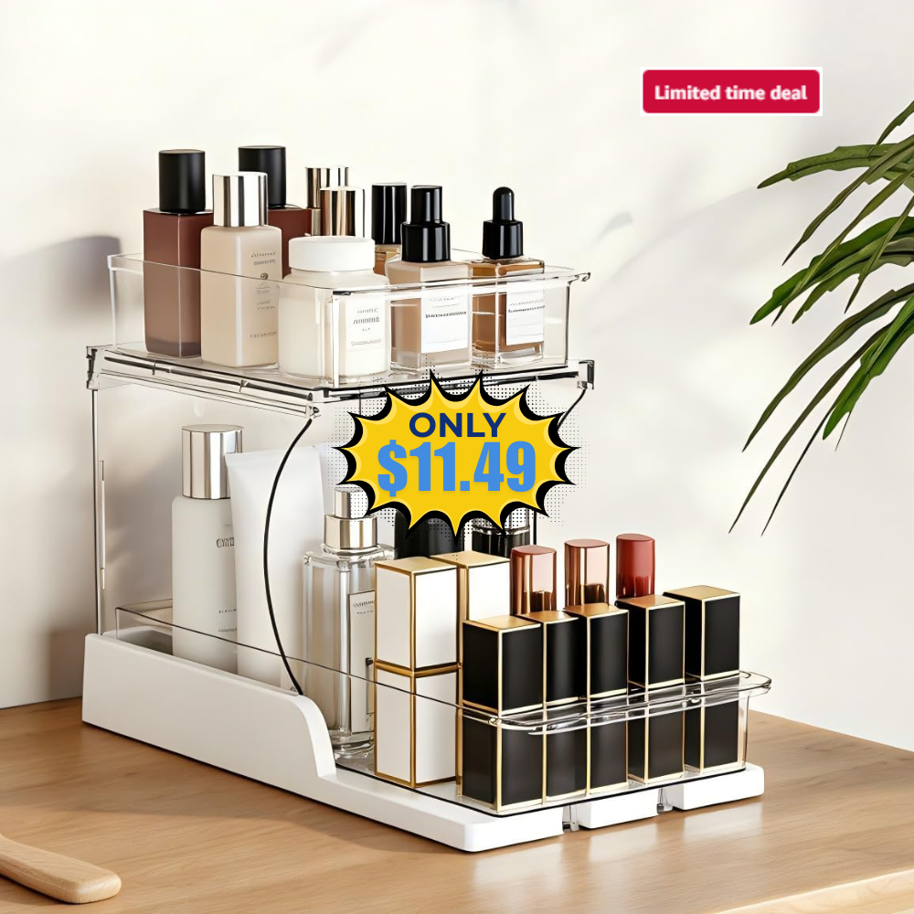 Attelite Makeup Organizer 2-Tier Deal: Save 50% at Attelite