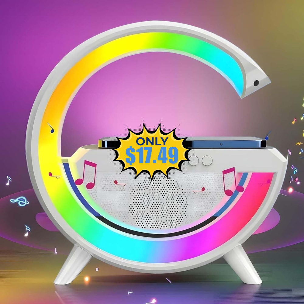 Table Lamp with Bluetooth Speaker Deal: Save 37% at DealsFinders.com