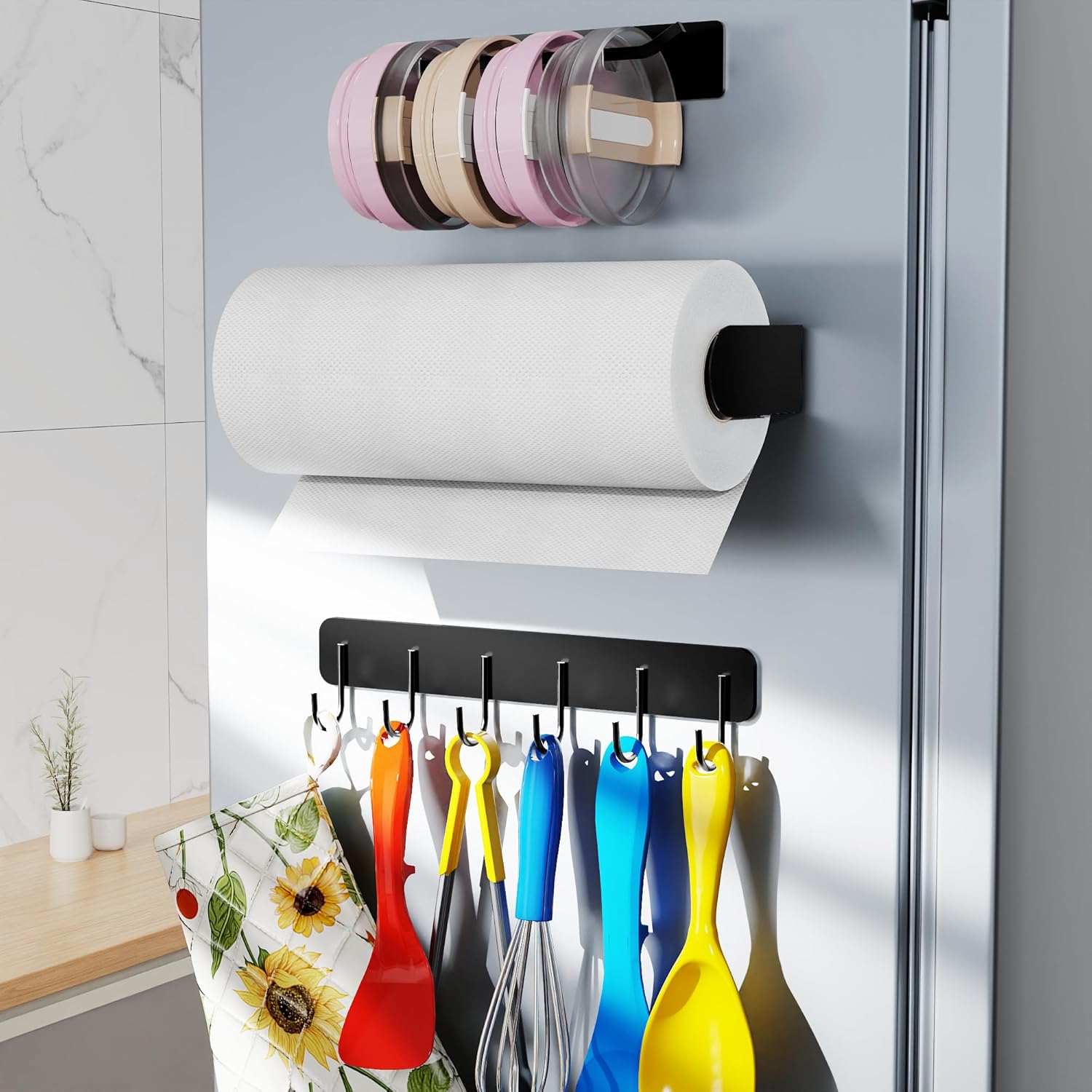 3 Packs Magnetic Kitchen Organizer & Magnetic Utensil Holder Deal: Save 50%
