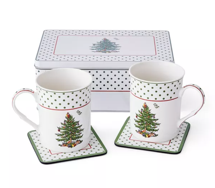 5-Pc. Mug and Tin Coaster Set Deal at Macy’s: Save 65%