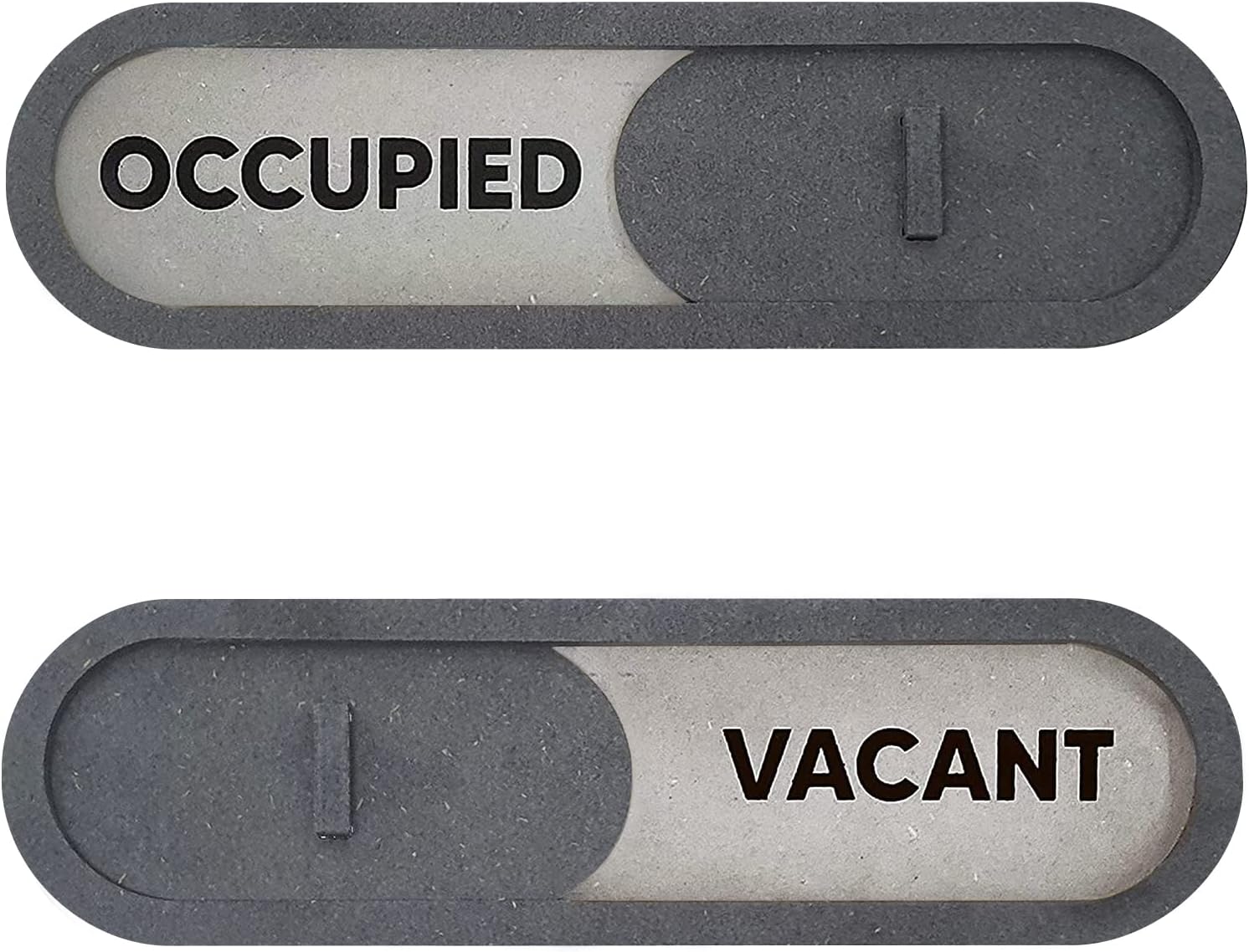 GEEKBEAR Vacant Occupied Slider Door Sign for Home Office - Premium MDF, 7.5 x 2