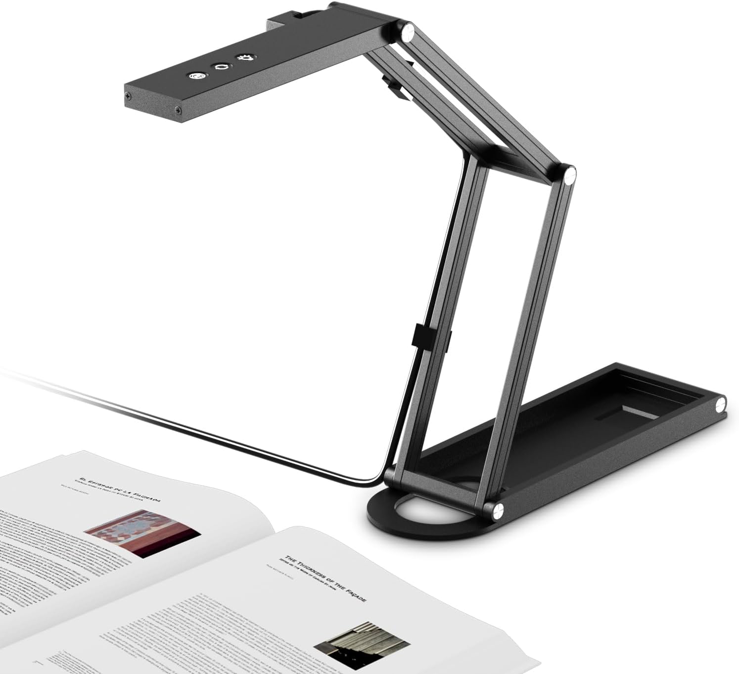 NetumScan 4K USB Document Camera for Teachers and Remote Work,Foldable Document 