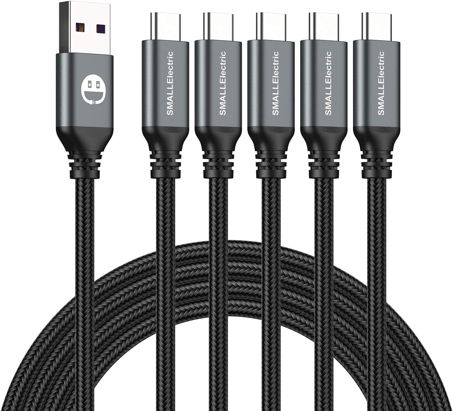 USB-C Charging Cable 5-Pack for $6.99 at Amazon