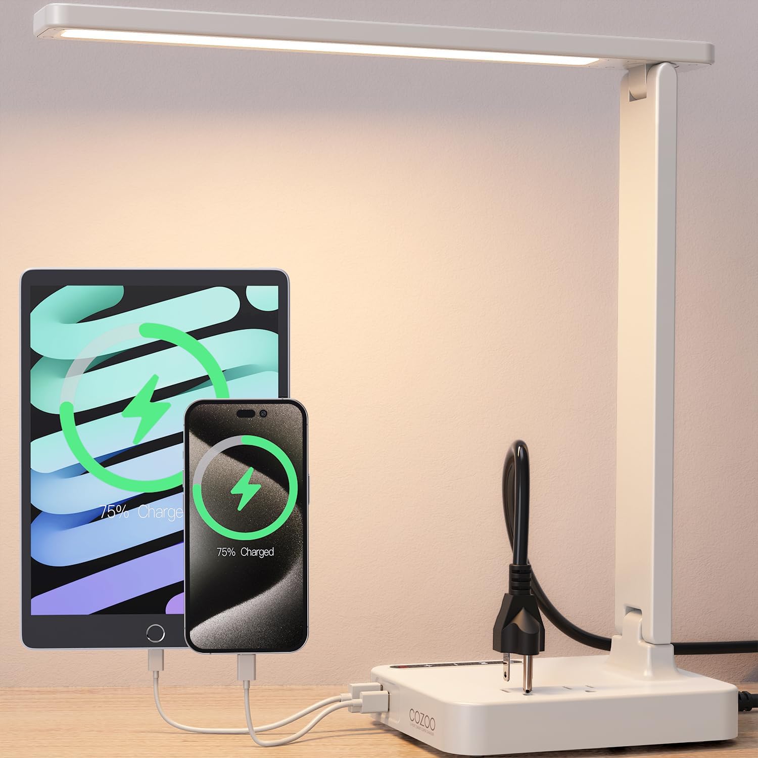 cozoo LED Desk Lamp with USB Charging Ports a at an Amazing Price on Amazon