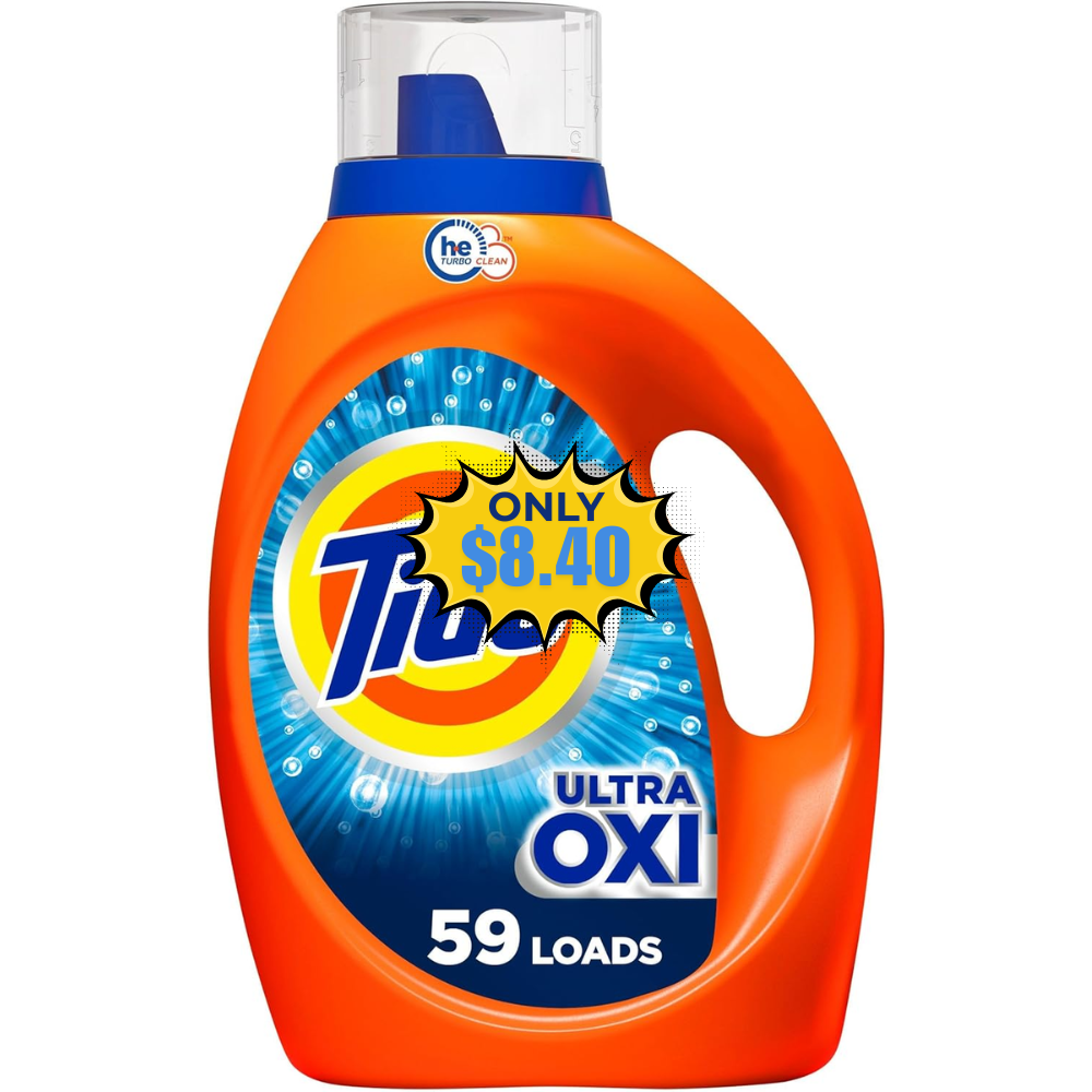Tide Ultra Oxi Boost Liquid Laundry Detergent Deal: Save 33%