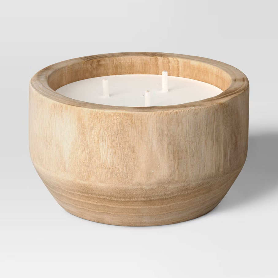 Paulownia Citronella Cotton Outdoor Candle 3 Wick 10oz Deal at Target: Save $6