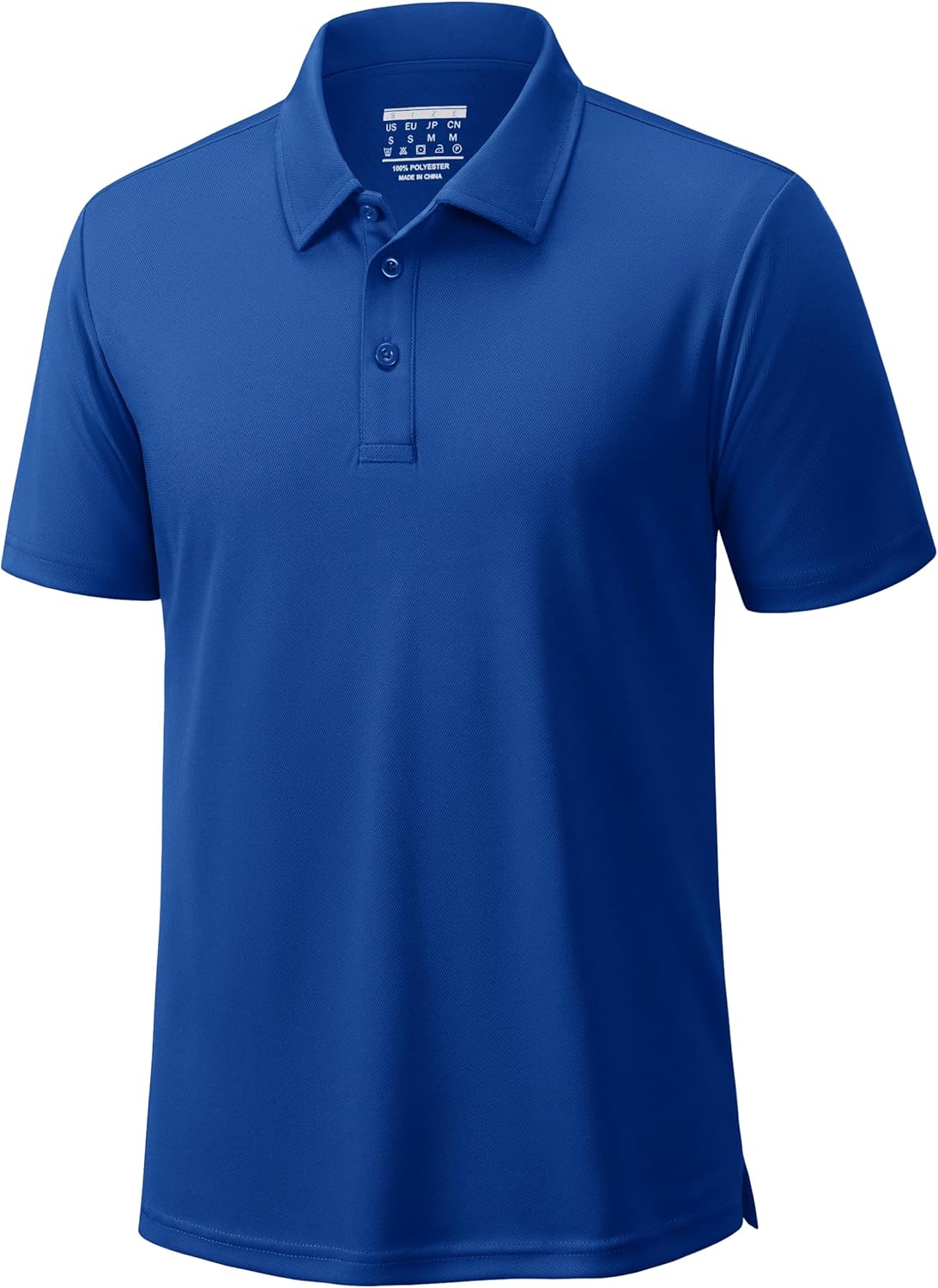 Cavva Collared Shirt Men Performance Golf Polo Moisture Wicking Dry Fit T-Shirt 