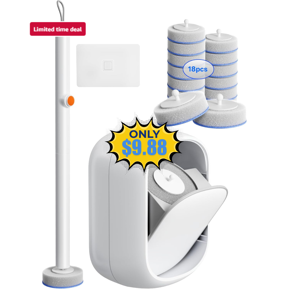 Toilet Wand Kit with 18 Refills Deal: Save 29%
