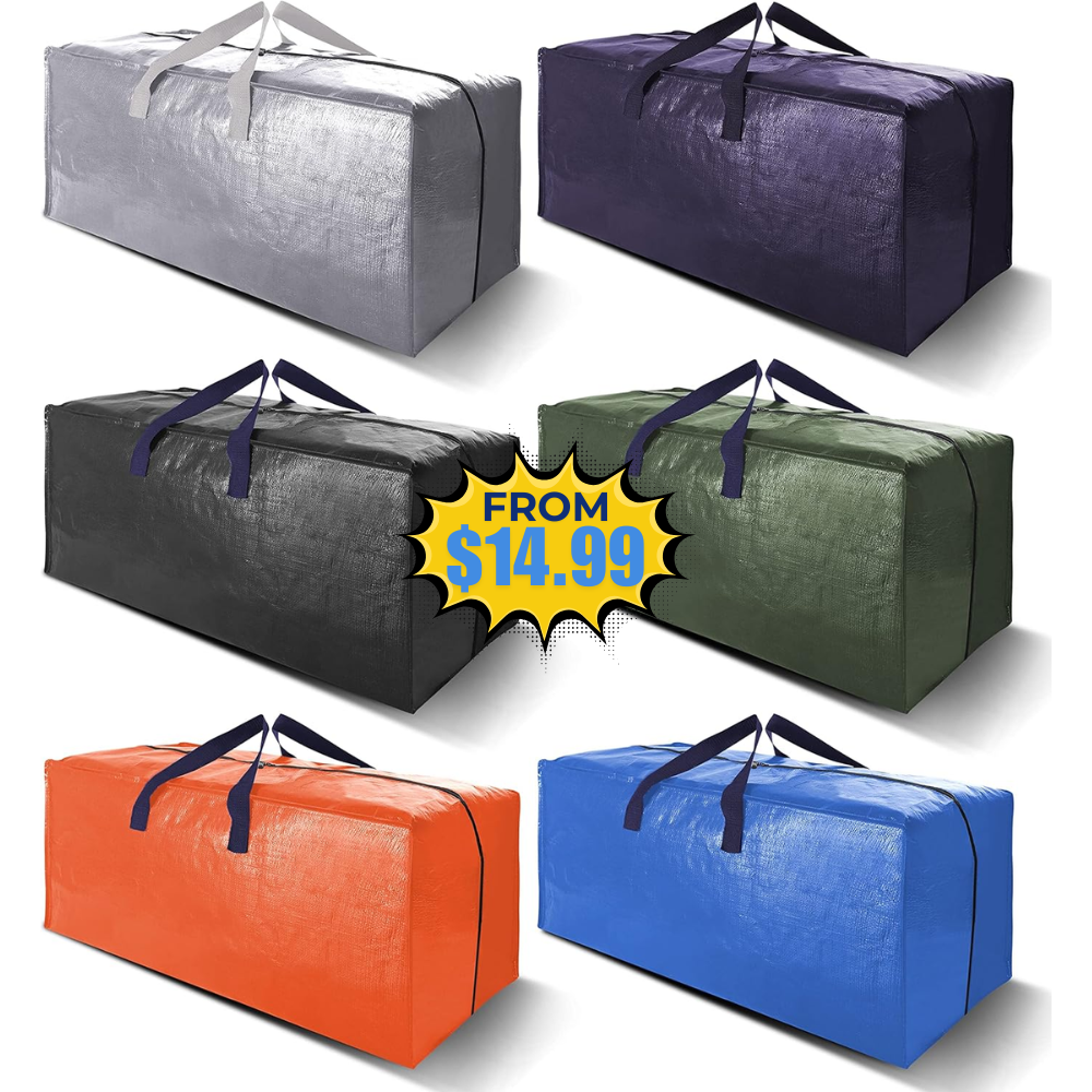 6 Pack Heavy Duty Moving Bags Deal: Save 23% at DealsFinders.com