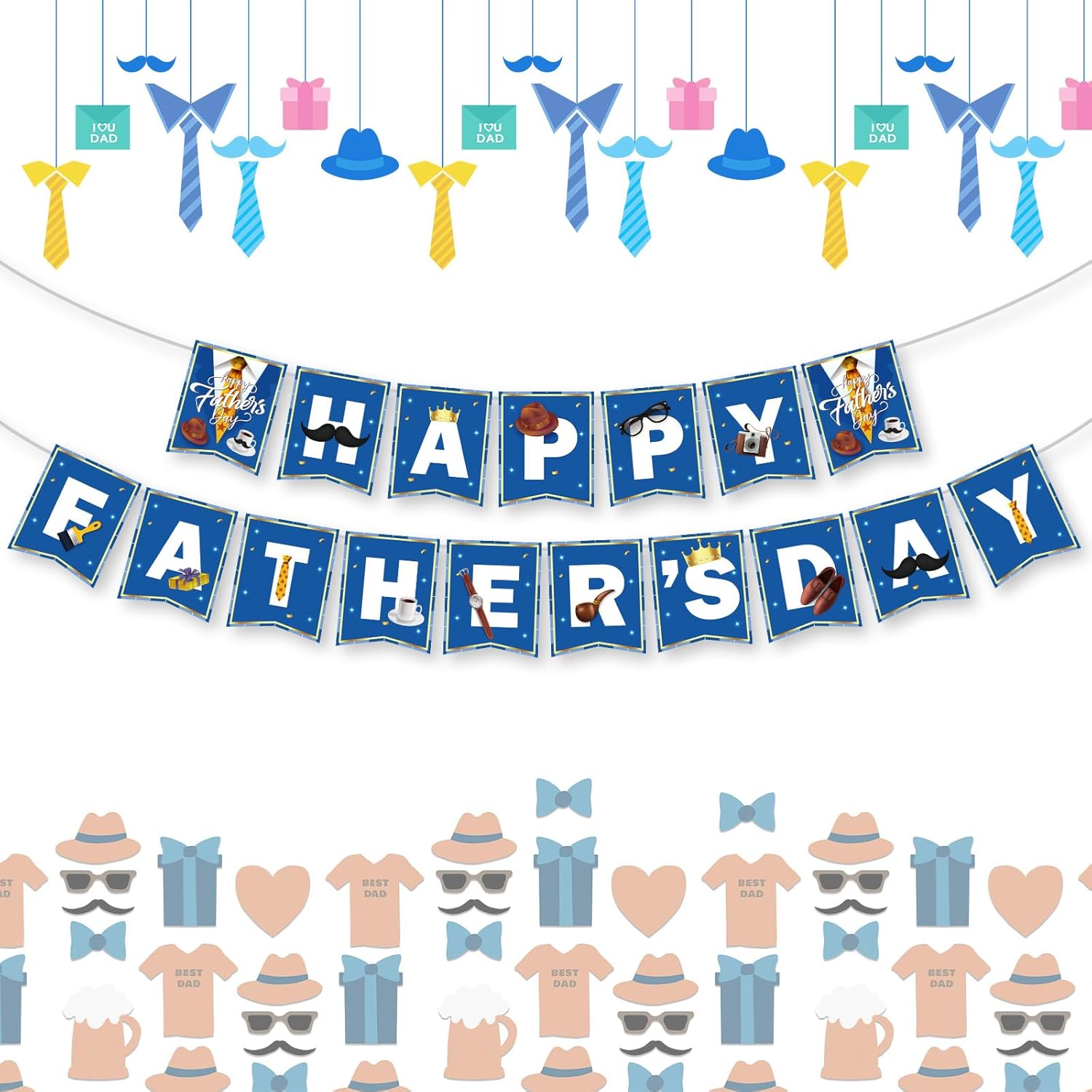 Happy Fathers Day Banner ONLY $8.99 at Amazon