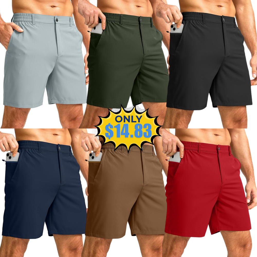 G Gradual Men’s Casual Shorts 7″ Deal at Unknown Store