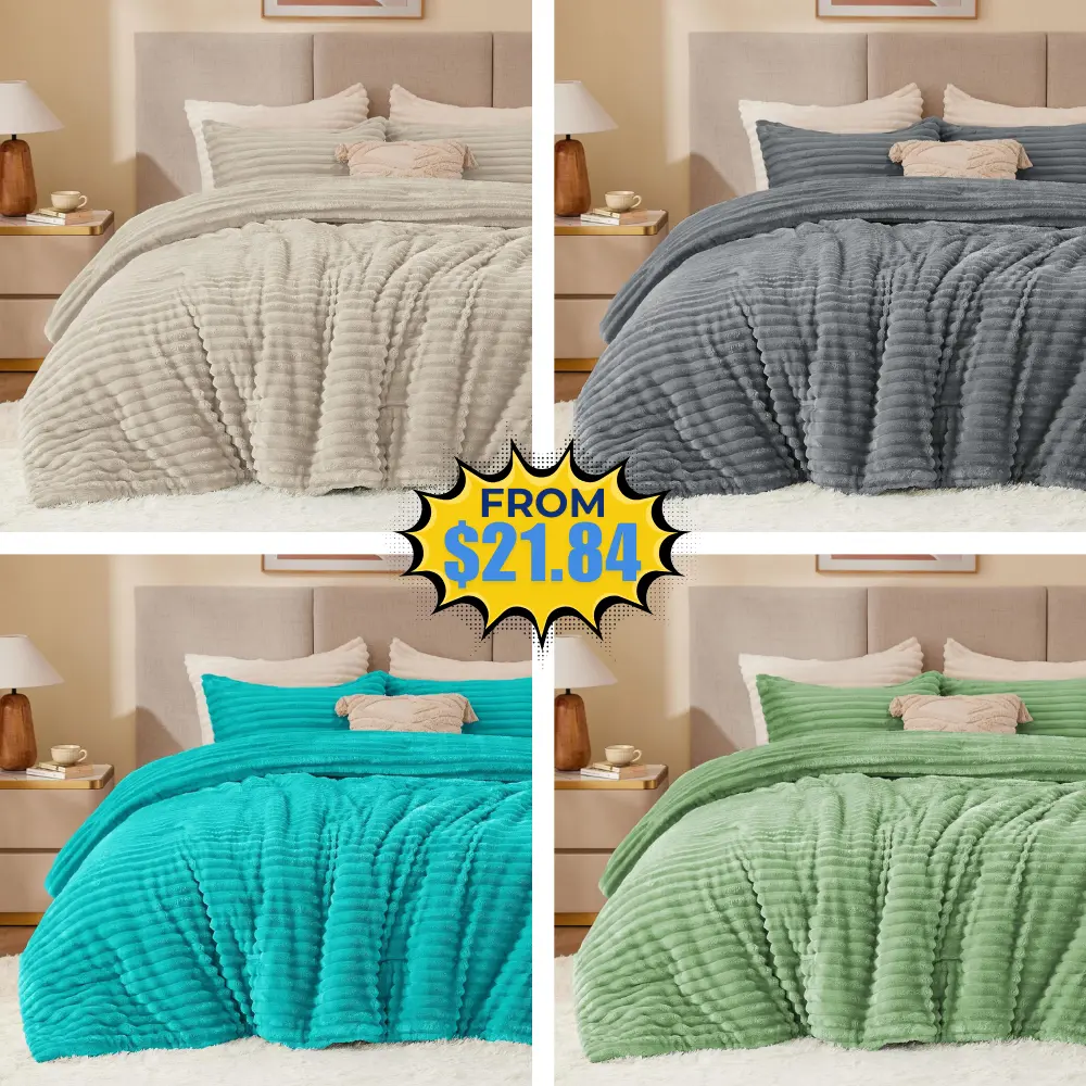 BEDELITE Fleece Comforter Set Promo at DealsFinders.com