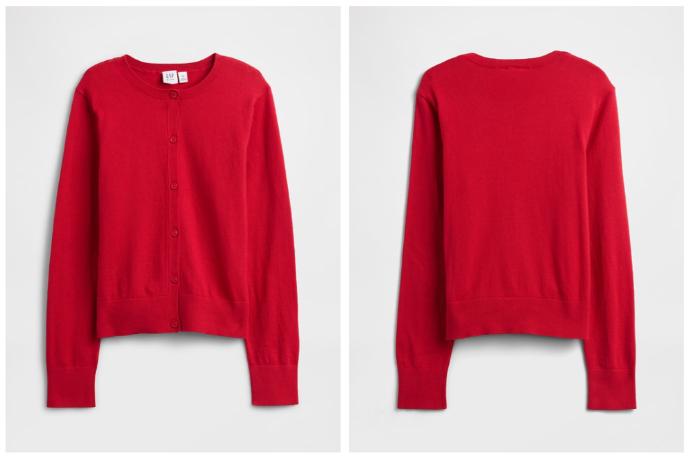Kids Crewneck Cardigan Deal at Gap Factory: Save 71% for $8.50