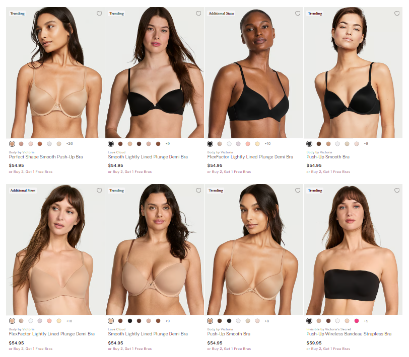 Buy 2 Get 1 FREE Bra at Victoria’s Secret